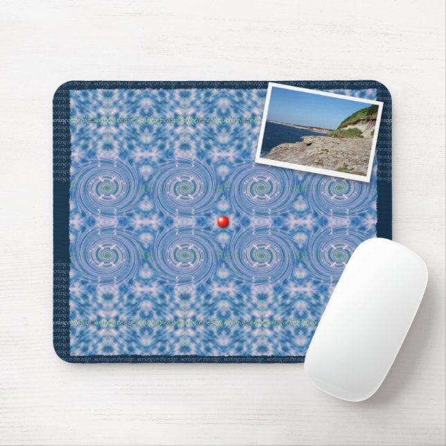 Tapis De Souris travail sur le bord... (Avec souris)