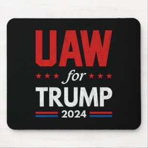 Tapis De Souris Travailleurs de l'automobile pour Trump Drapeau am