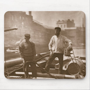 Tapis De Souris Travailleurs sur "la route silencieuse", de la