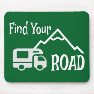 Tapis De Souris Travel Camping RV Trouvez Votre Route