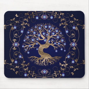 Tapis De Souris Tree of Life Evil Eye Ornament