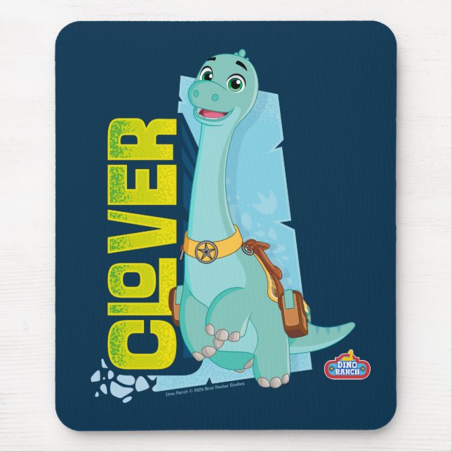 Tapis De Souris Trèfle | Dino Ranch (Devant)