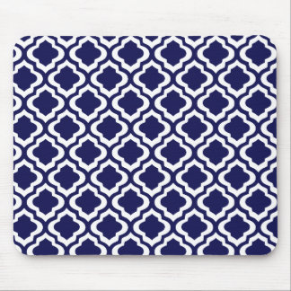 Tapis De Souris Trèfle marocain de Quatrefoil de treillis de