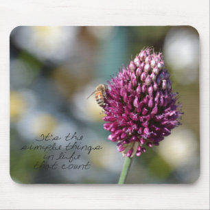 Tapis De Souris Trèfle rose