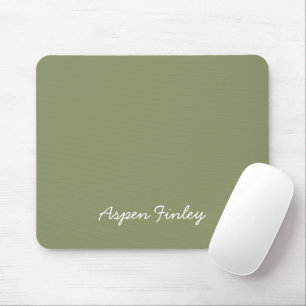 Tapis De Souris Trend Couleur Rouge Vert Nom Mousepad