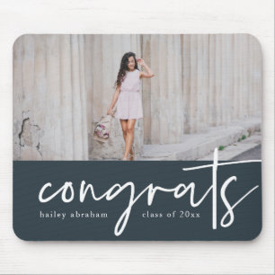 Tapis De Souris Trendy Félicats Graduation Photo Mousepad