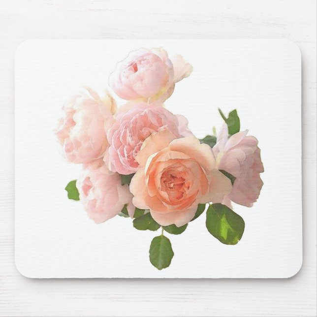 Tapis De Souris Trendy Modern Template Elegant Roses Design (Devant)