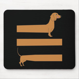 Tapis De Souris Très long Dachshund drôle