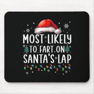 Tapis De Souris Très Probable De Commencer Sur Père Noël Lap Fun F