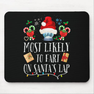 Tapis De Souris Très Probable De Commencer Sur Père Noël Lap Fun F