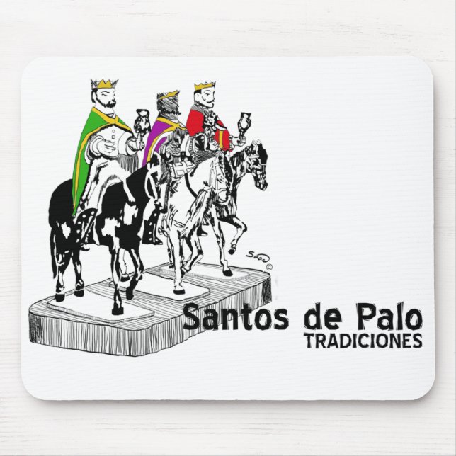 Tapis De Souris Tres Reyes Magos (Devant)