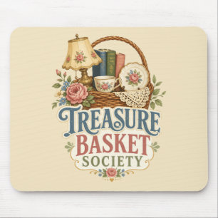 Tapis De Souris Trésor Corbeille Société Cottagecore