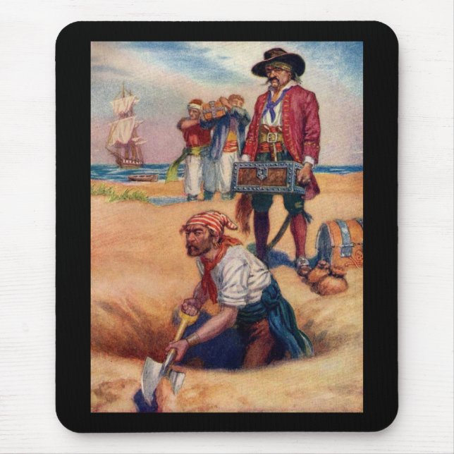 Tapis De Souris Trésor du pirate (Devant)