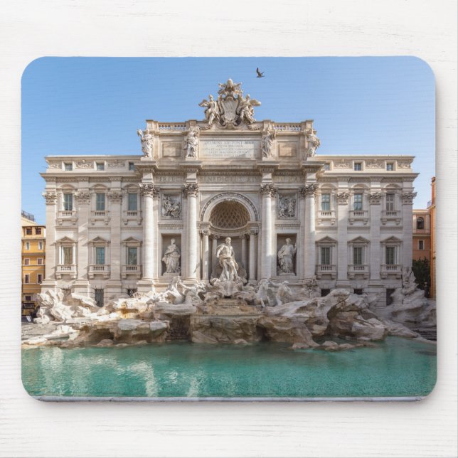 Tapis De Souris Trevi Fountain at early morning - Rome, Italy (Devant)