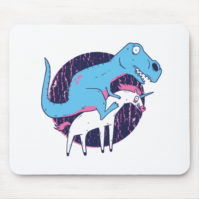 Tapis De Souris Trex équitation Unicorn (Devant)