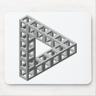 Tapis De Souris Triangle impossible d'illusion optique