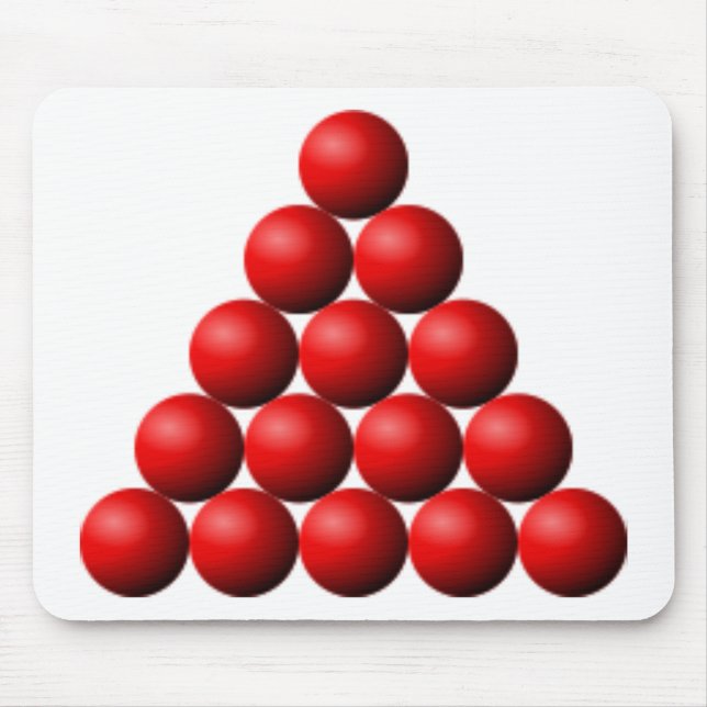 Tapis De Souris Triangle Snooker (Devant)