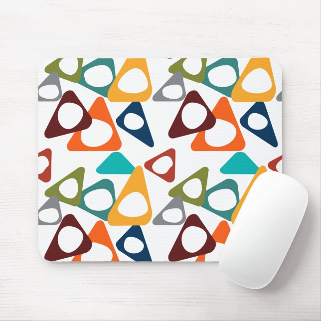 Tapis De Souris Triangles arrondis (Avec souris)