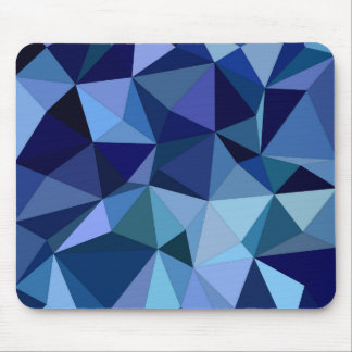 Tapis De Souris Triangles bleues