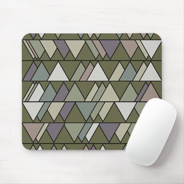 Tapis De Souris Triangles Camo (Avec souris)
