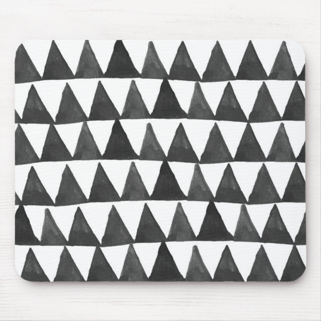 Tapis De Souris Triangles géométriques de mod (Devant)