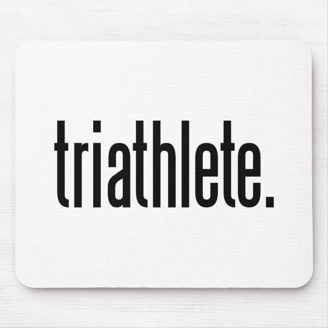 Tapis De Souris Triathlete. (Devant)