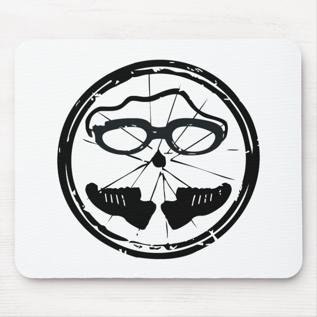 Tapis De Souris Triathlon cool artistic design (Devant)