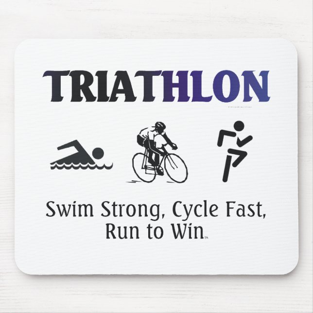 Tapis De Souris Triathlon SUPÉRIEUR (Devant)