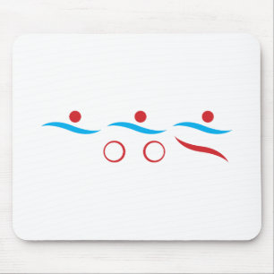 Tapis De Souris Triathlon unique
