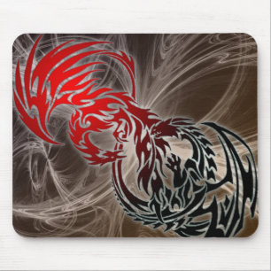 tapis de souris tribal de dragon