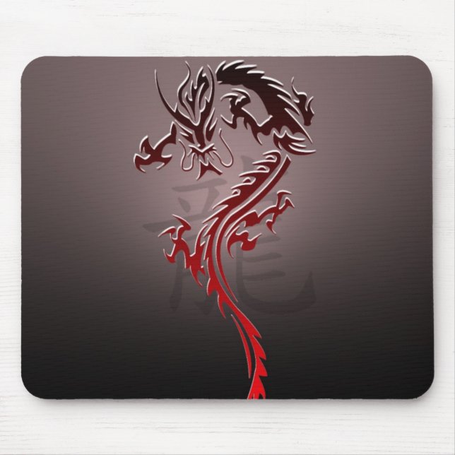 tapis de souris tribal de dragon (Devant)