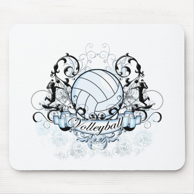 Tapis De Souris Tribal de volleyball (Devant)