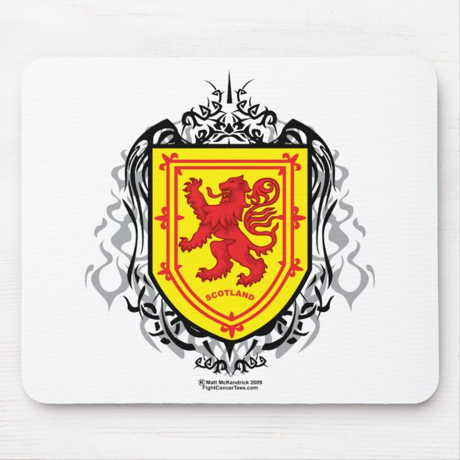 Tapis De Souris Tribal effréné de lion (Devant)