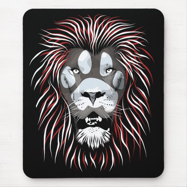 Tapis De Souris Tribal Lion (Devant)