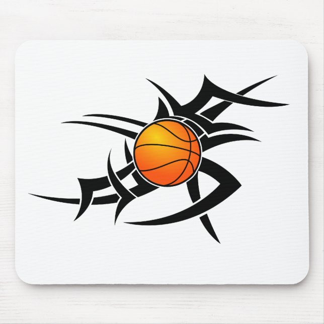 Tapis De Souris Tribal Mousepad de basket-ball (Devant)