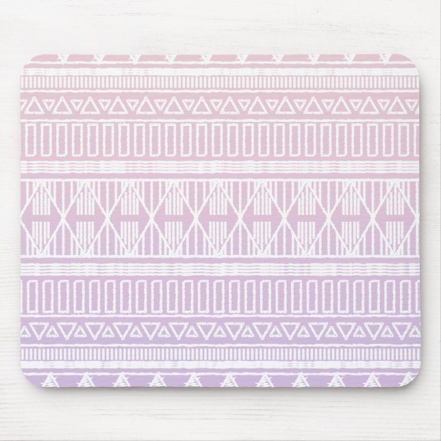Tapis De Souris Tribal Pastel rose violet (Devant)