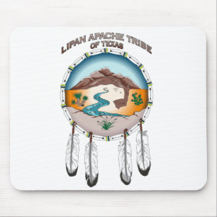 Tapis De Souris Tribu de Lipan Apache du Texas Mousepad