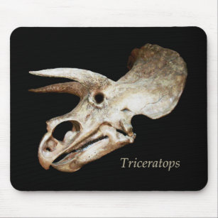 Tapis De Souris Tricératops Crâne Mousepad