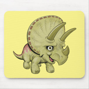 Tapis De Souris Tricératops Cute Pad