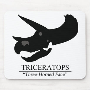 Tapis De Souris Tricératops Skull