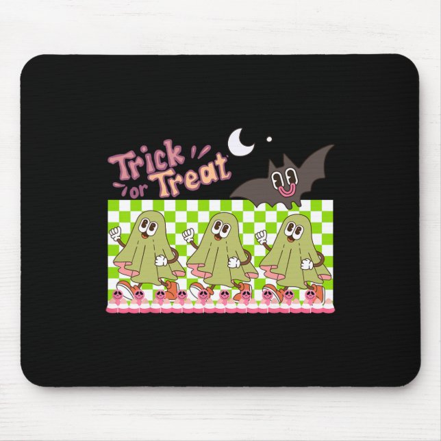Tapis De Souris Trick Of Treat Halloween (Devant)