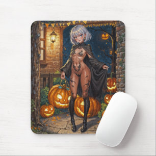 Tapis De Souris Trick ou le traitement, Brave Halloween Costume Gi