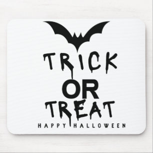 Tapis De Souris Trick ou traiter Halloween Citrouille Funny