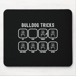 Tapis De Souris Tricks - Fun Bulldog Training Favoris