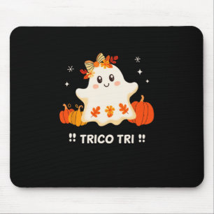 Tapis De Souris Trico Tri mignon Halloween Éffrayant Mexique Fantô