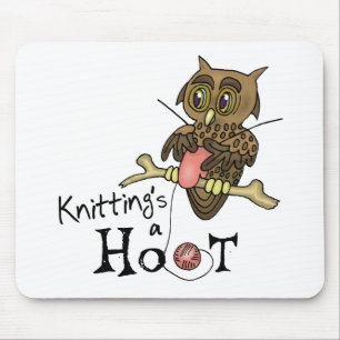Tapis De Souris Tricot de chouette