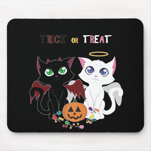 Tapis De Souris Tricoter ou traiter les chatons (Devant)