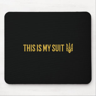 Tapis De Souris Trident Ukraine C'est Mon Costume Symbole Ukrainie