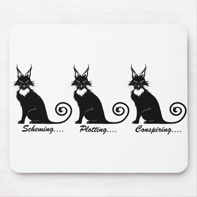 Tapis De Souris Trio de chats en lot (Devant)