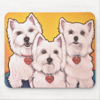 Tapis De Souris Trio de Westie
